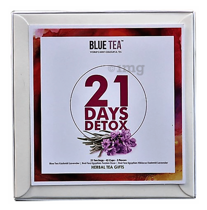 Blue Tea Herbal Tea Gifts 21 Days Detox Assorted Tea