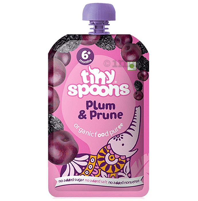 Tiny Spoons Organic Baby Food Puree 6 months+ Plum and Prune