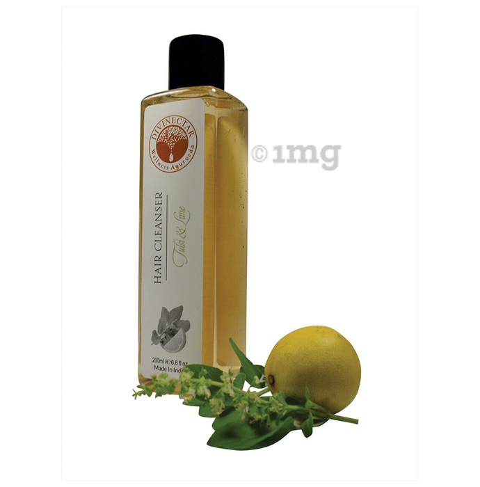 Divinectar Hair Cleanser Tulsi and Lime