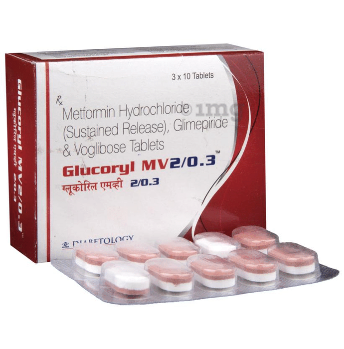 Glucoryl-MV 2/0.3 Tablet SR