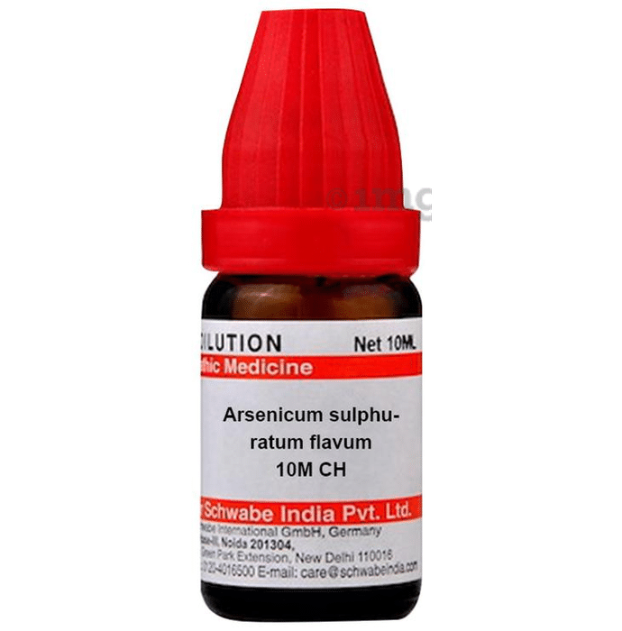 Dr Willmar Schwabe India Arsenicum sulphuratum flavum Dilution 10M CH