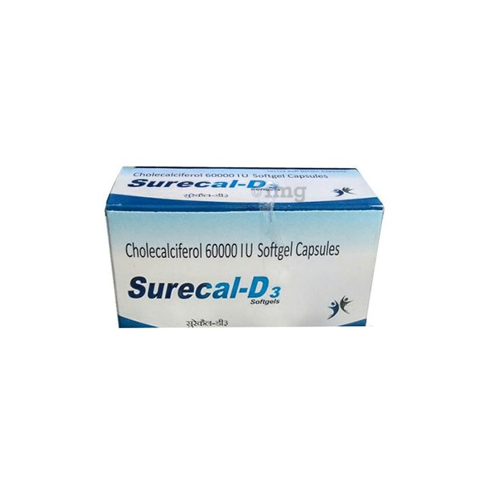Surecal D3 Soft Gelatin Capsule