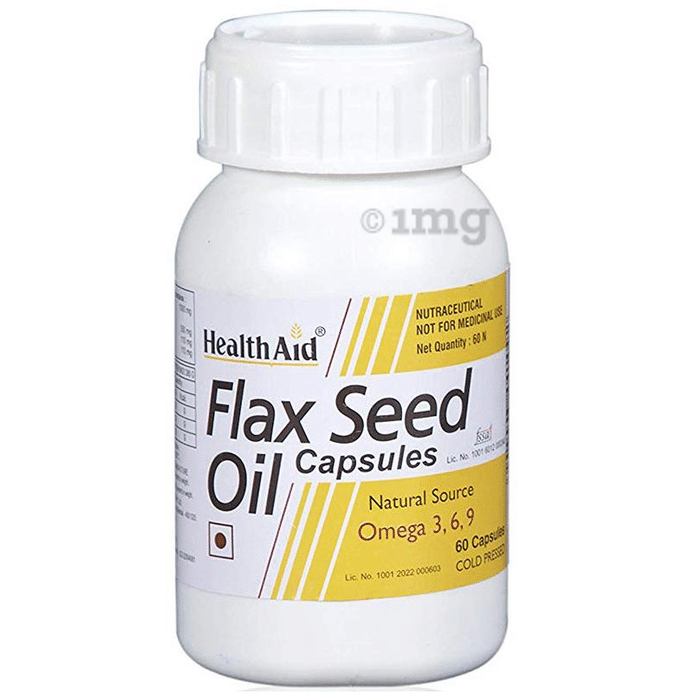 Healthaid Flaxseed 1000mg (Omega 3,6,9) Capsule