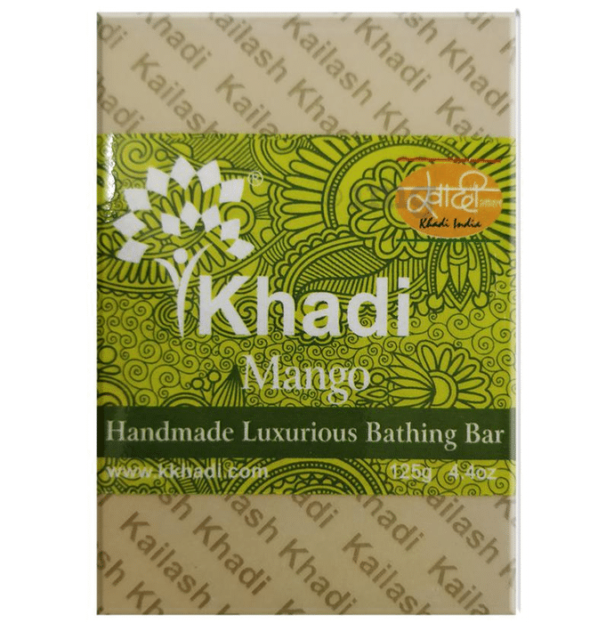 Khadi India Mango Handmade Luxurious Bathing Bar