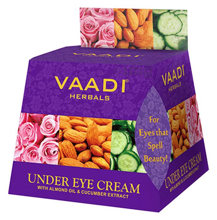 Vaadi Herbals Value Pack of Under Eye Cream - Almond Oil & Cucumber Extract