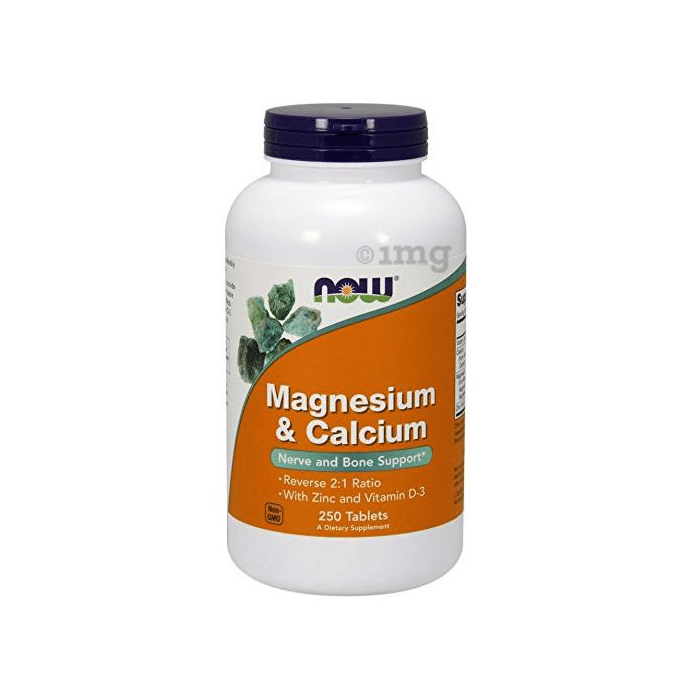 Now Foods Magnesium & Calcium Tablet