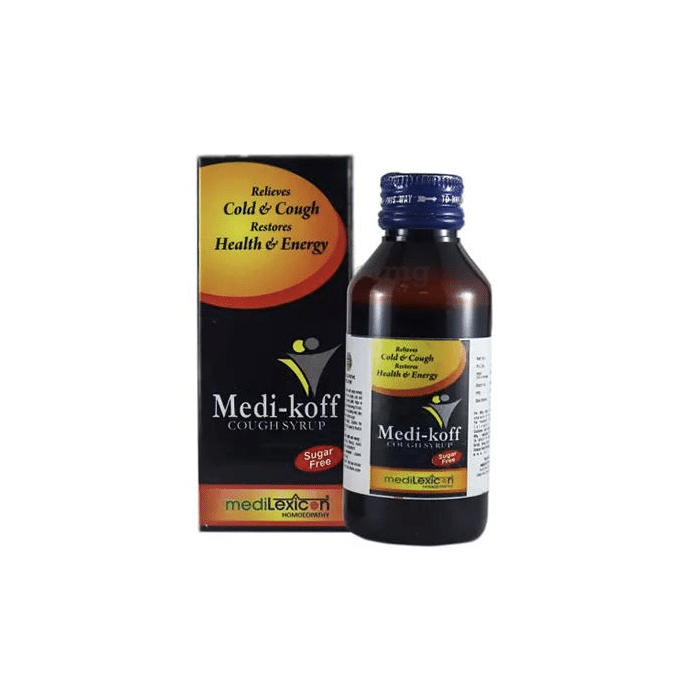 Medilexicon Medi-koff Cough Syrup Sugar Free Syrup