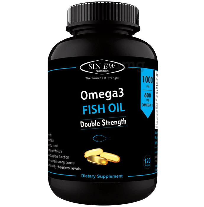 Sinew Nutrition Omage 3 Fish Oil 1000mg Capsule