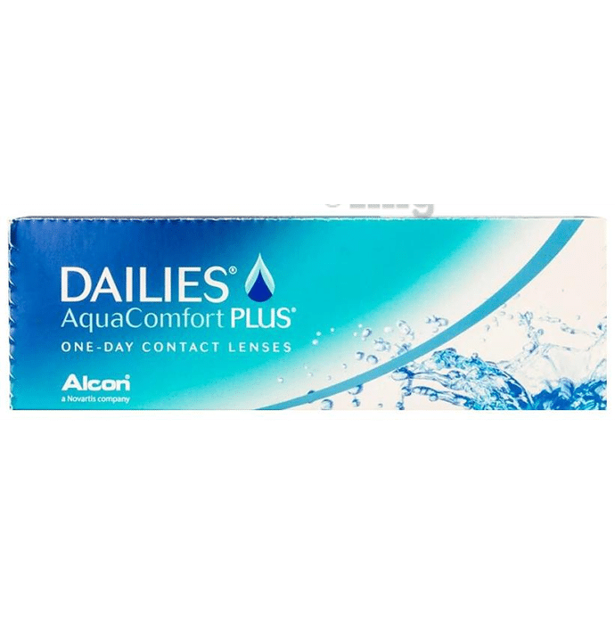 Alcon Dailies Aqua Comfort Plus One Day Contact Lens Optical Power -2 Transparent Spherical