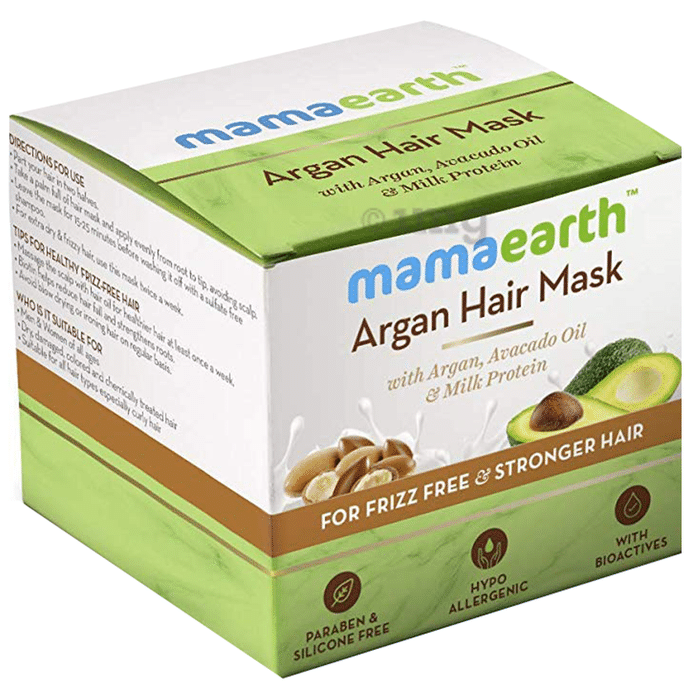 Mamaearth Argan Hair Mask | For Healthy Hair & Scalp