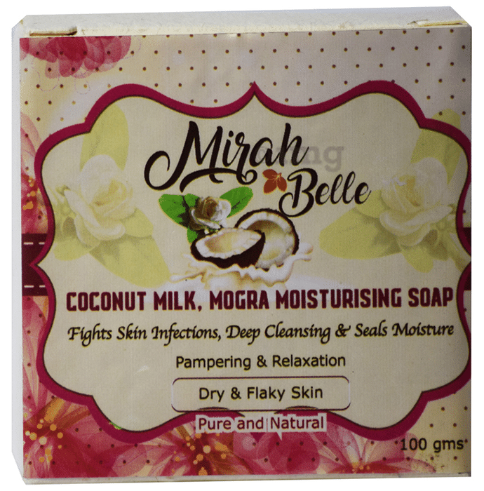 Mirah Belle Coconut Milk Mogra Moisturising Soap