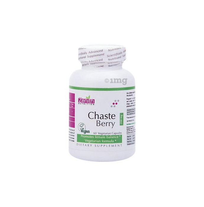 Zenith Nutrition Chaste Berry 200mg Capsule