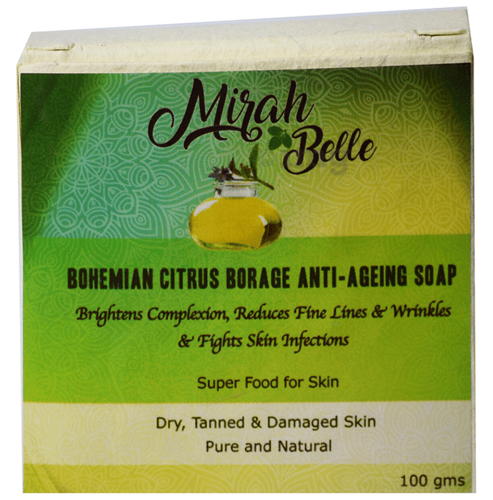 Mirah Belle Bohemian Citrus Borage Anti-Ageing Soap