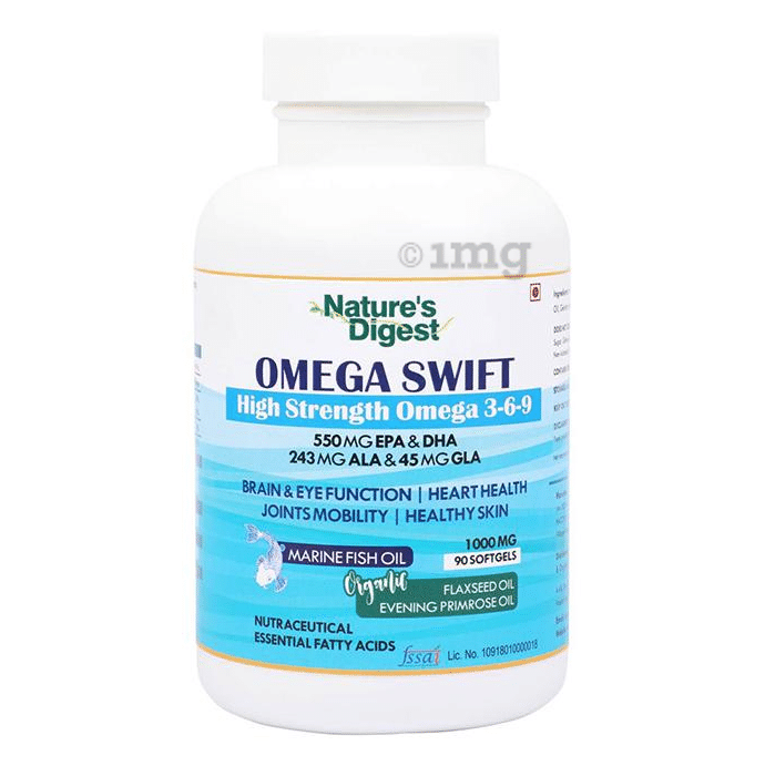 Nature's Digest Omega Swift 1000mg Softgels