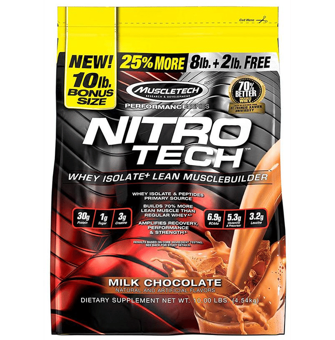 Muscletech Performance Series Nitro Tech Whey Isolate Milk Chocolate