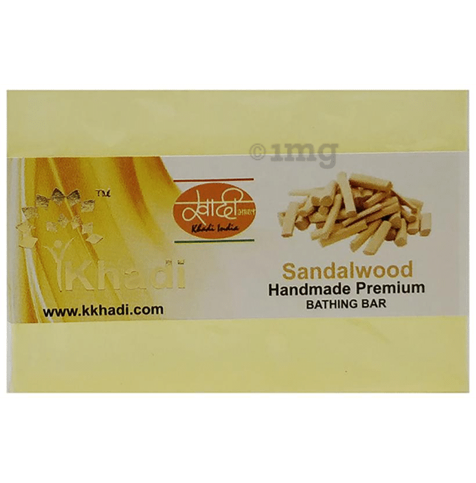 Khadi India Sandalwood Handmade Premium Bathing Bar