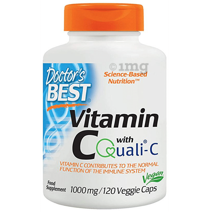 Doctor's Best Vitamin C 1000mg Veggie Caps | Supports Immune Function