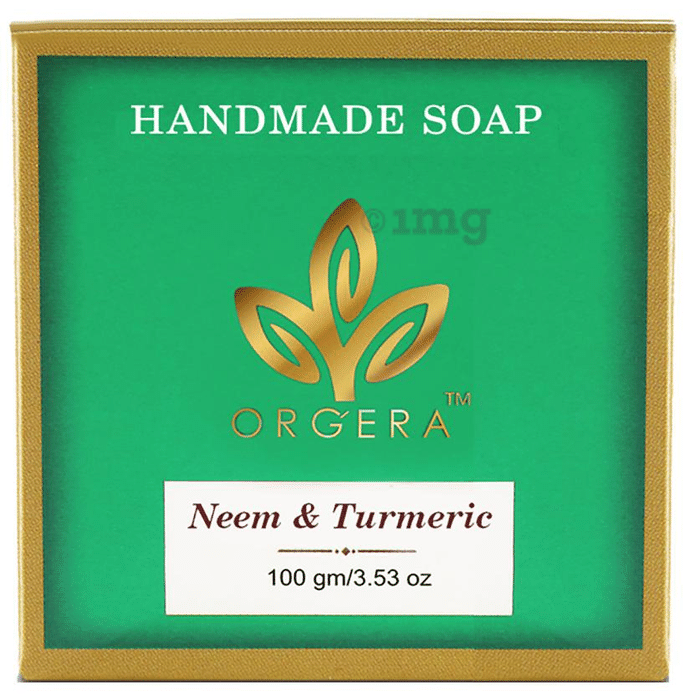 Orgera Sulfate Free Butter Handmade Neem and Turmeric Soap