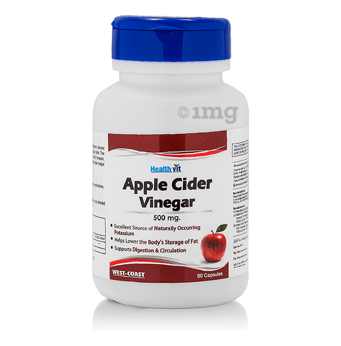 HealthVit Apple Cider Vinegar 500mg Capsule