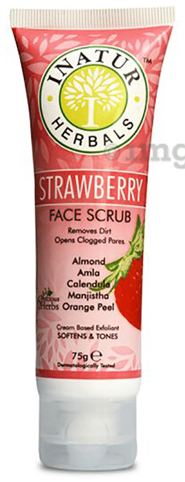 Inatur Herbals Face Scrub Strawberry