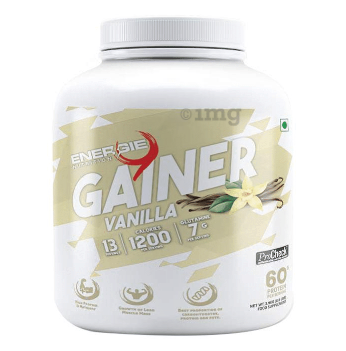 Energie 9 Nutrition Gainer Powder Vanilla