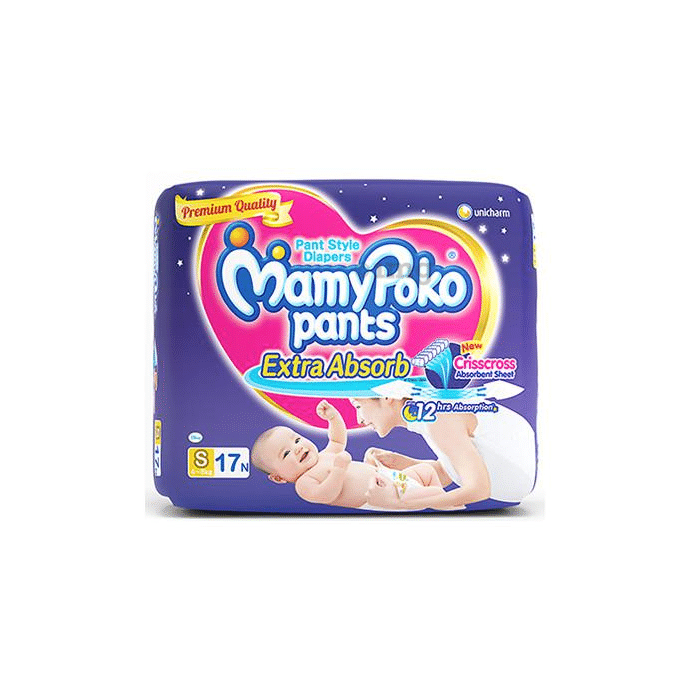 Mamy Poko Extra Absorb Diaper Pants Small