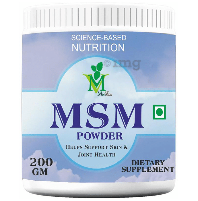 Mint Veda MSM for Skin Support & Joint Health | Powder