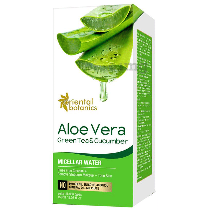 Oriental Botanics Aloe Vera, Green Tea & Cucumber Micellar Water