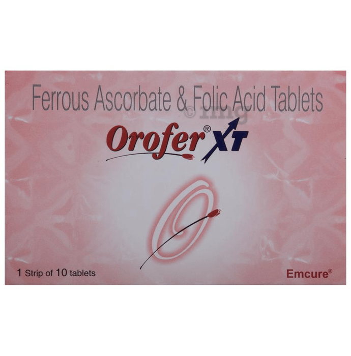 Orofer XT Tablet: Buy strip of 10 tablets at best price in India | 1mg