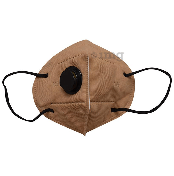 Lion Shield N95 PM2.5 Hepa-Mask free Comfort Band Brown