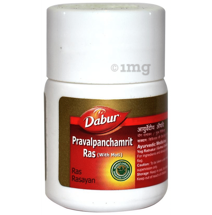 Dabur Pravalpanchamrit Ras with Moti Tablet