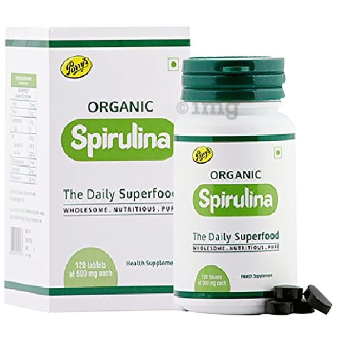 Parry's Organic Spirulina 500mg Tablet
