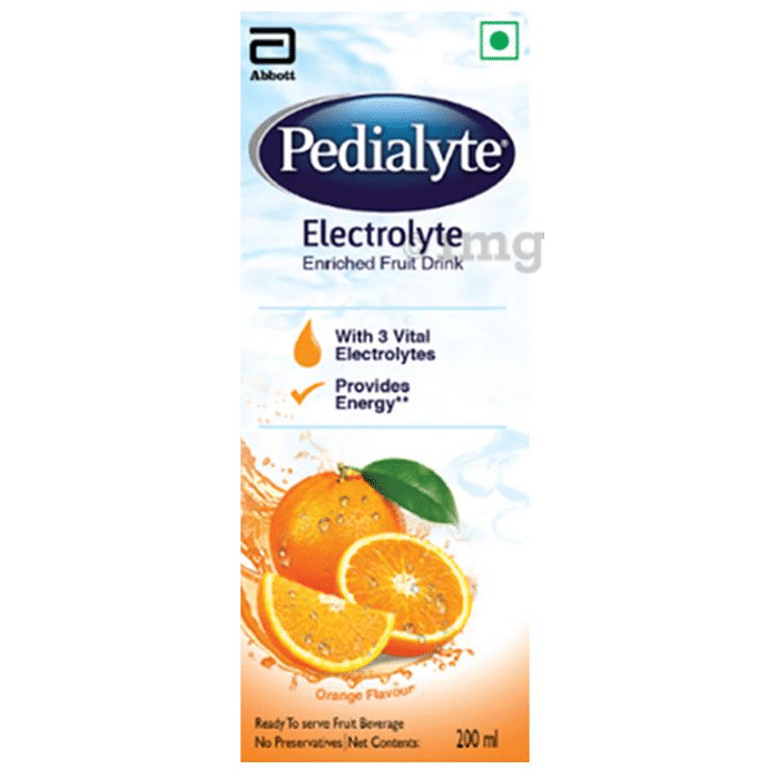 Pedialyte Electrolyte Enriched Fruit Drink Orange
