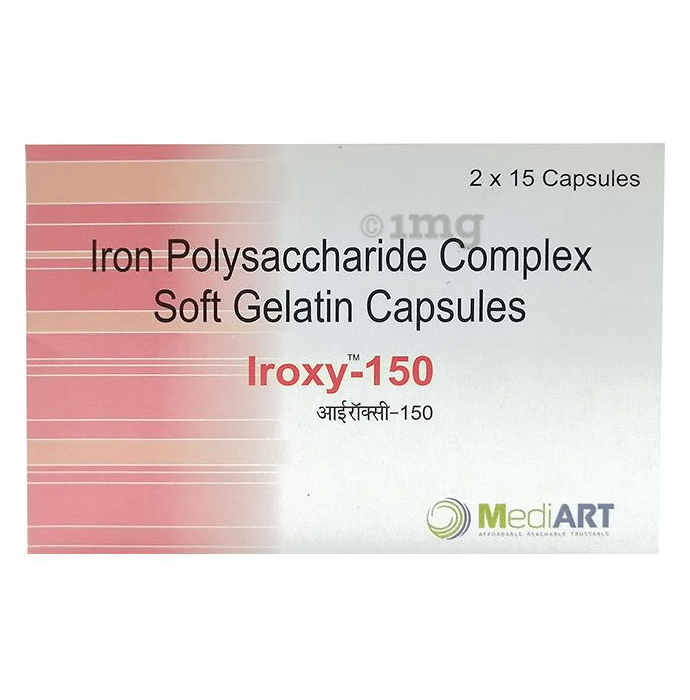 Iroxy 150 Soft Gelatin Capsule