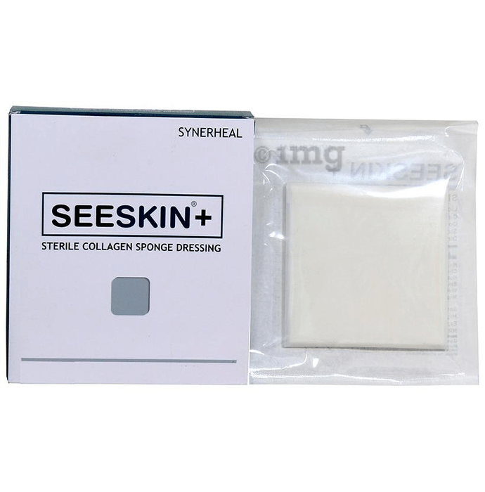 Seeskin Plus Sterile Collagen Sponge Dressing 10cm x 10cm