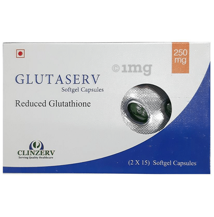 Glutaserv 250mg Soft Gelatin Capsule