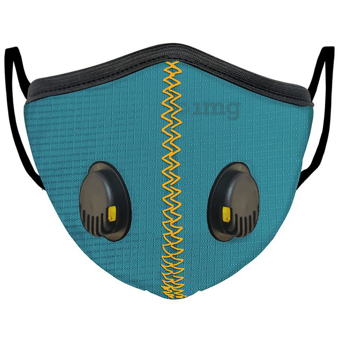 Lioncrown Herring N95 Reusable Washable Outdoor Face Mask Teal