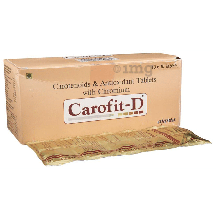 Carofit-D Tablet: Buy strip of 10.0 tablets at best price in India | 1mg