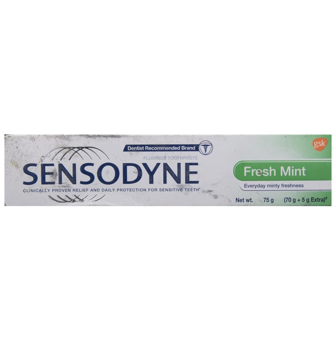 Sensodyne Fresh Gel Sensitive for Healthy Gums & Strong Teeth | Daily Protection Toothpaste