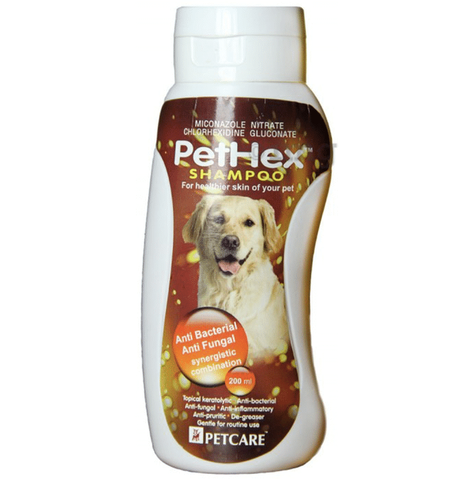 PetHex Anti Bacterial and Anti Fungal Shampoo for Dogs