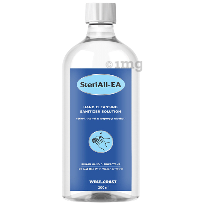 SteriAll-EA Hand Cleansing Sanitizer Solution (200ml Each)