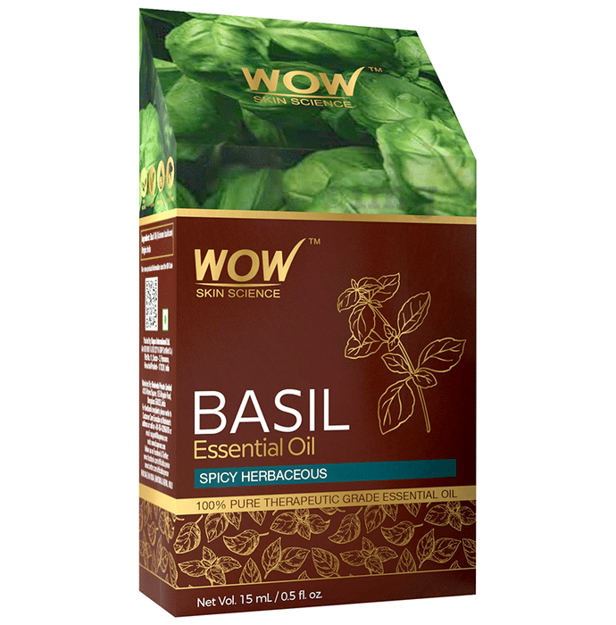 WOW Skin Science Basil Essential Oil