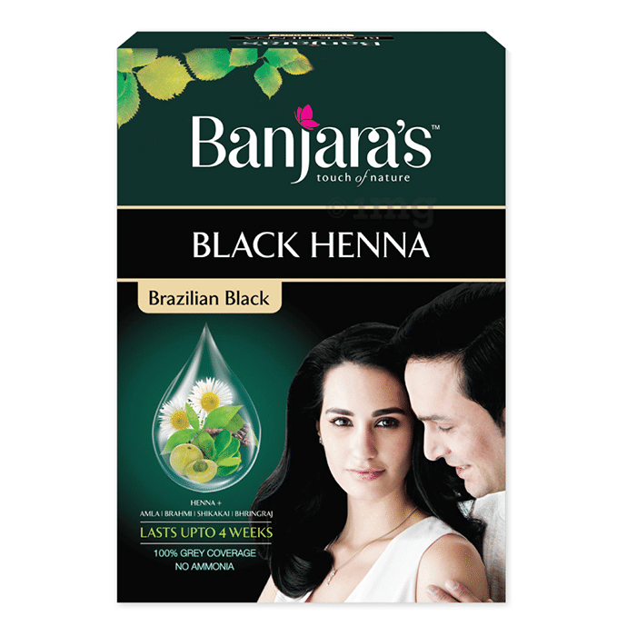 Banjara's Black Henna Brazilian Black