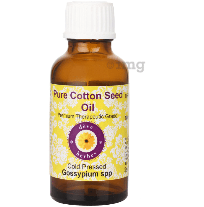 Deve Herbes Pure Cotton Seed/Gossypium Spp Cold Pressed Oil