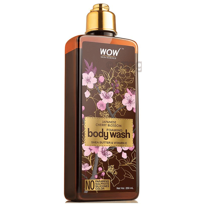 WOW Skin Science Japanese Cherry Blossom Foaming Body Wash