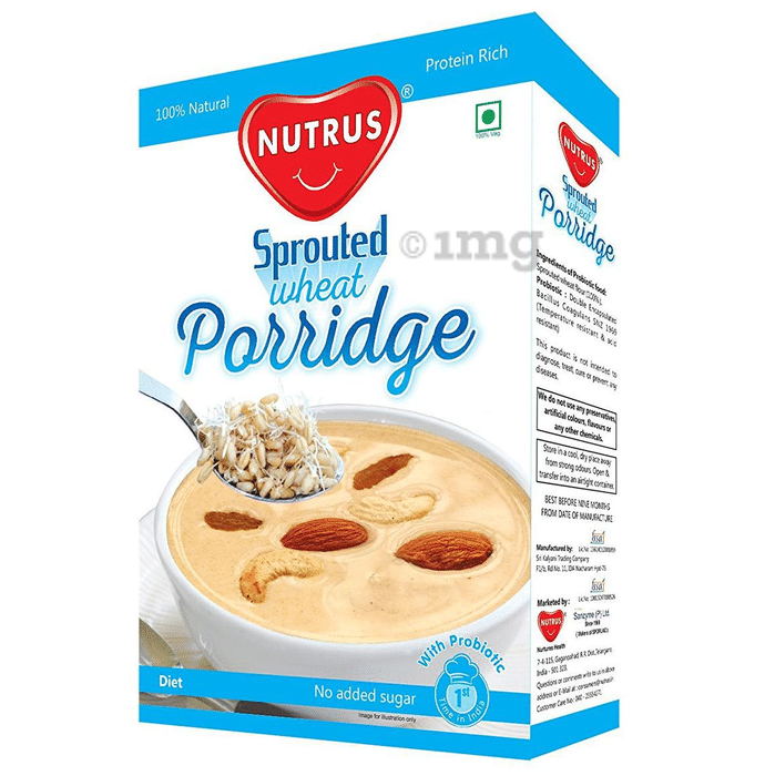 Nutrus Sprouted Wheat Porridge with Probiotics