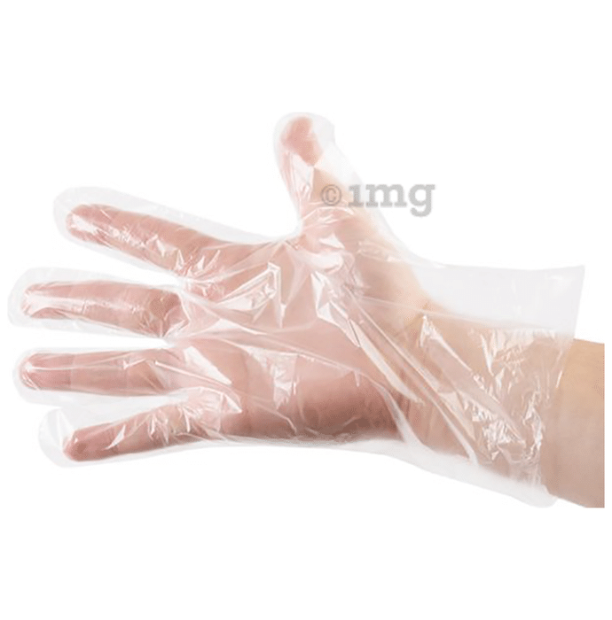 PHS Transparent HDPE Disposable Plastic Glove