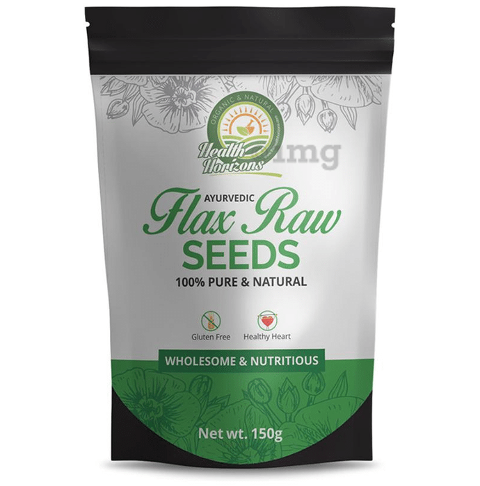 Health Horizons Ayurvedic Flax Raw Seeds