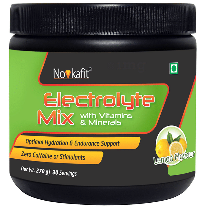 Novkafit Electrolyte Mix with Vitamins & Minerals Lemon