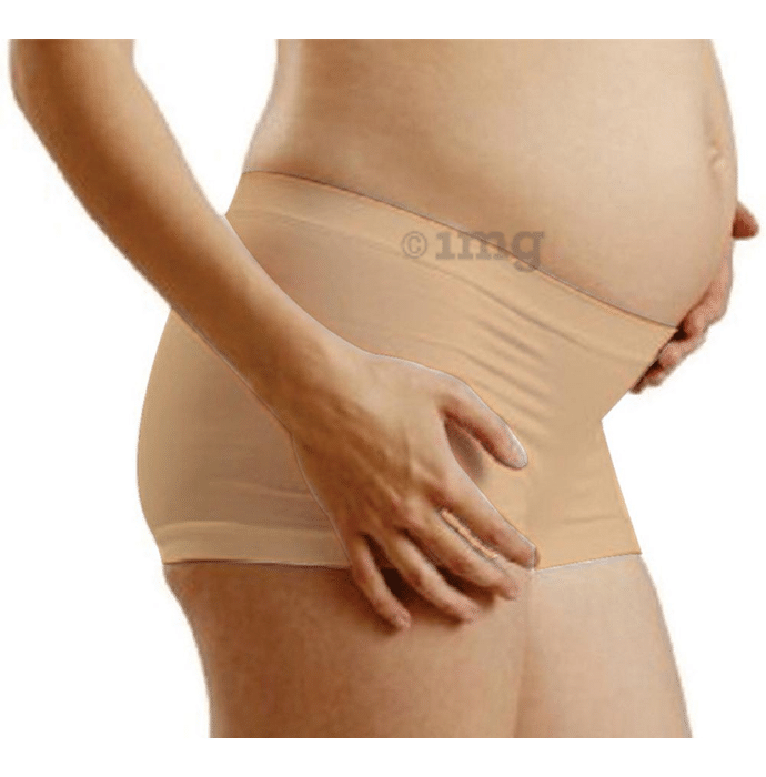 Newmom Seamless Pregnancy Hipster Large Beige